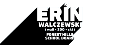 Erin Walscewski's campaign logo
